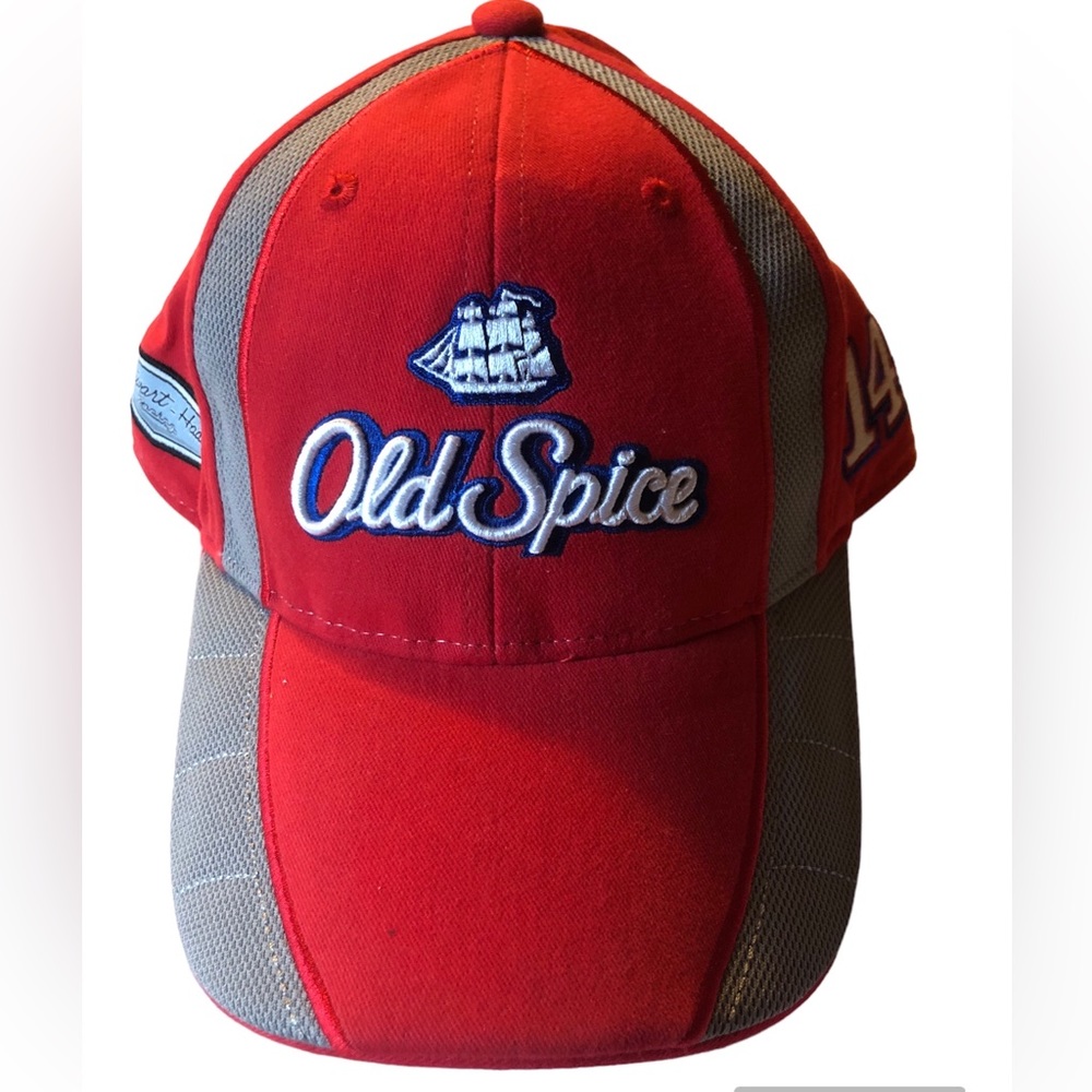 NASCAR #14 Tony Stewart Haas Old Spice Red Strapback Cap Hat Chase Authentics